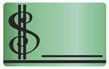 Dollar Sign and Amount Line Gift Card