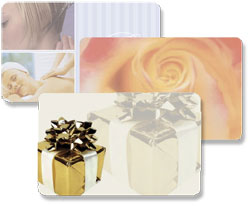 Gift Cards with Flowers and Wrapped Presents